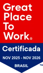 Great Place to Work, empresa certificada de novembro de 2025 a novembro de 2026