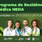 Inscrições para o preenchimento de vagas em Residência Médica do HEDA começam em 29/12/2023 e seguem até 26/01/2024