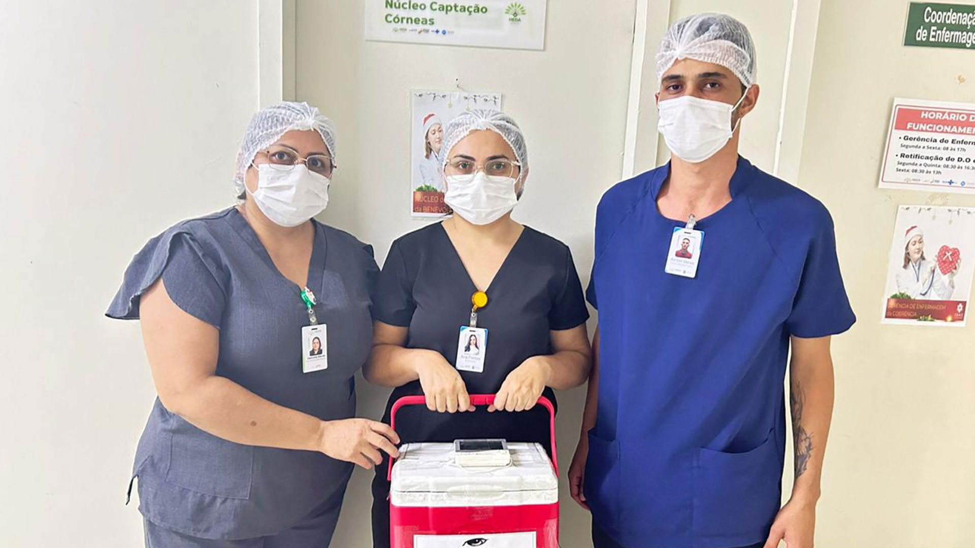 Após a captação, as córneas são encaminhadas ao Banco de Olhos do Piauí, onde são preparadas e armazenadas até o momento do transplante. (Foto: Núcleo de Captação de Córneas do HEDA / Arquivo)