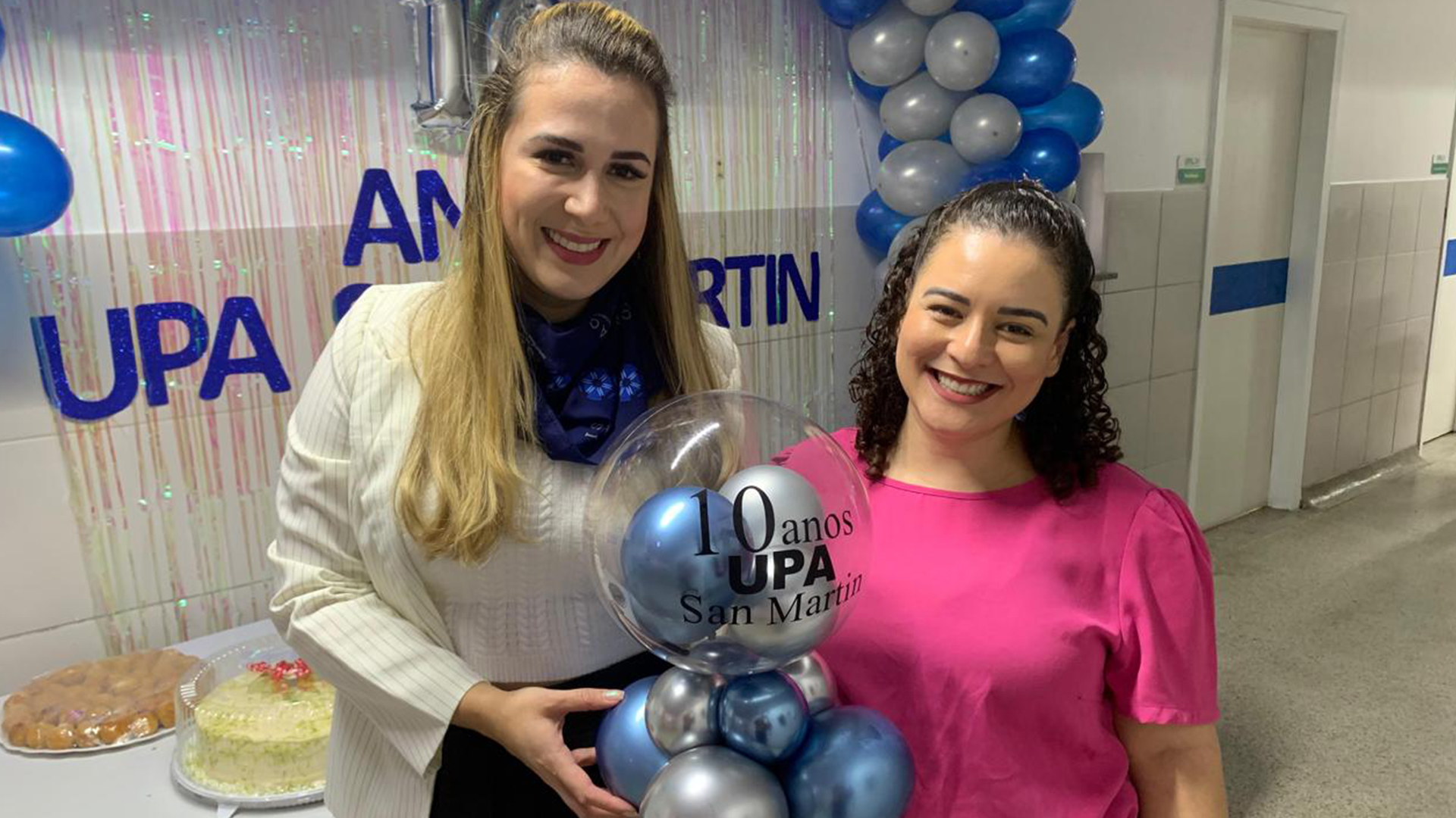 Kamyla Bastos (esq.) e Vanessa Ribeiro. (Foto: UPA San Martin)