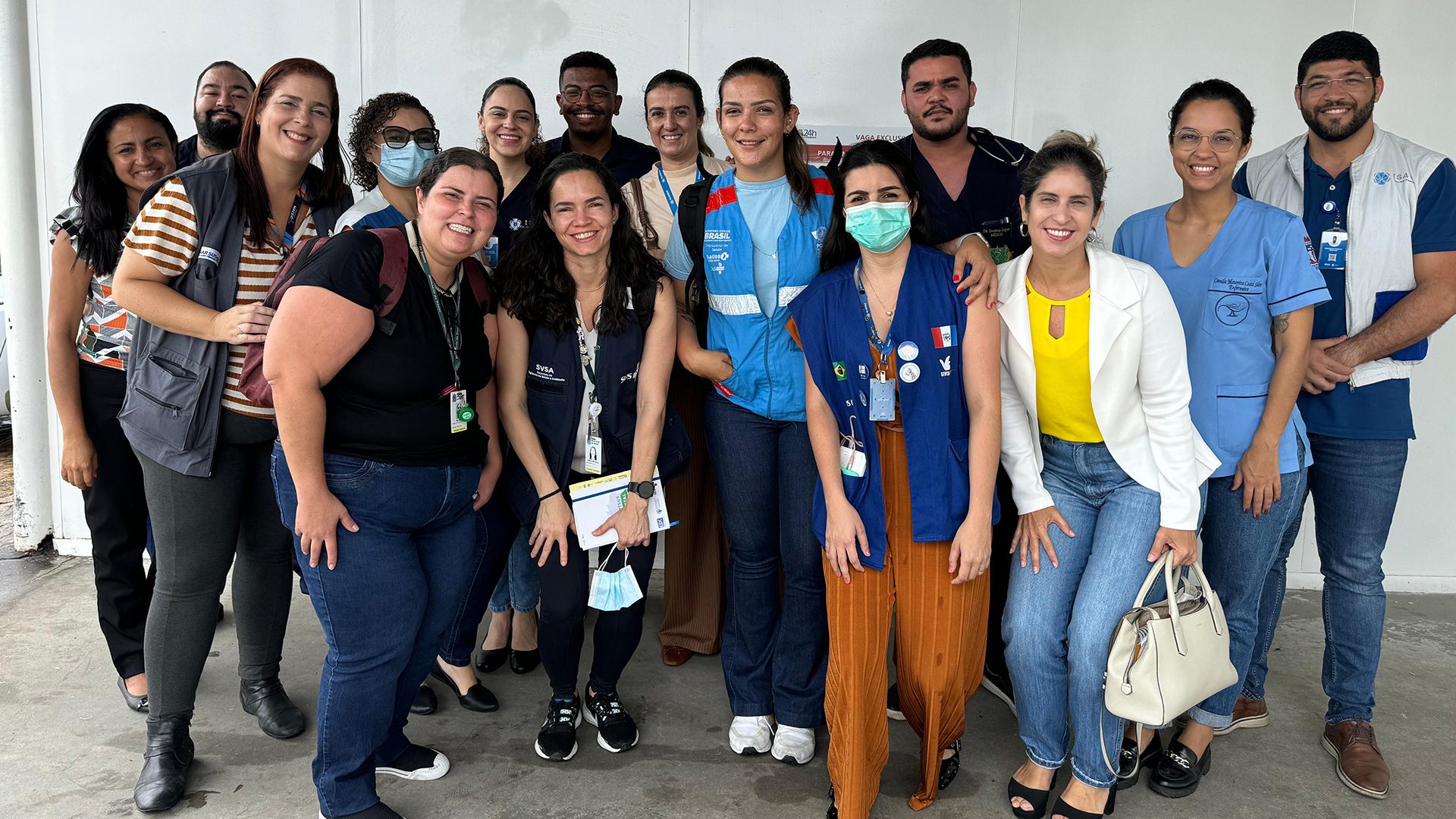 Equipe do Ministério da Saúde foi recebida pela UPA Benedito Bentes para conhecer o fluxo de atendimentos para pacientes com suspeita de meningite. (Foto: ISAC/Divulgação)