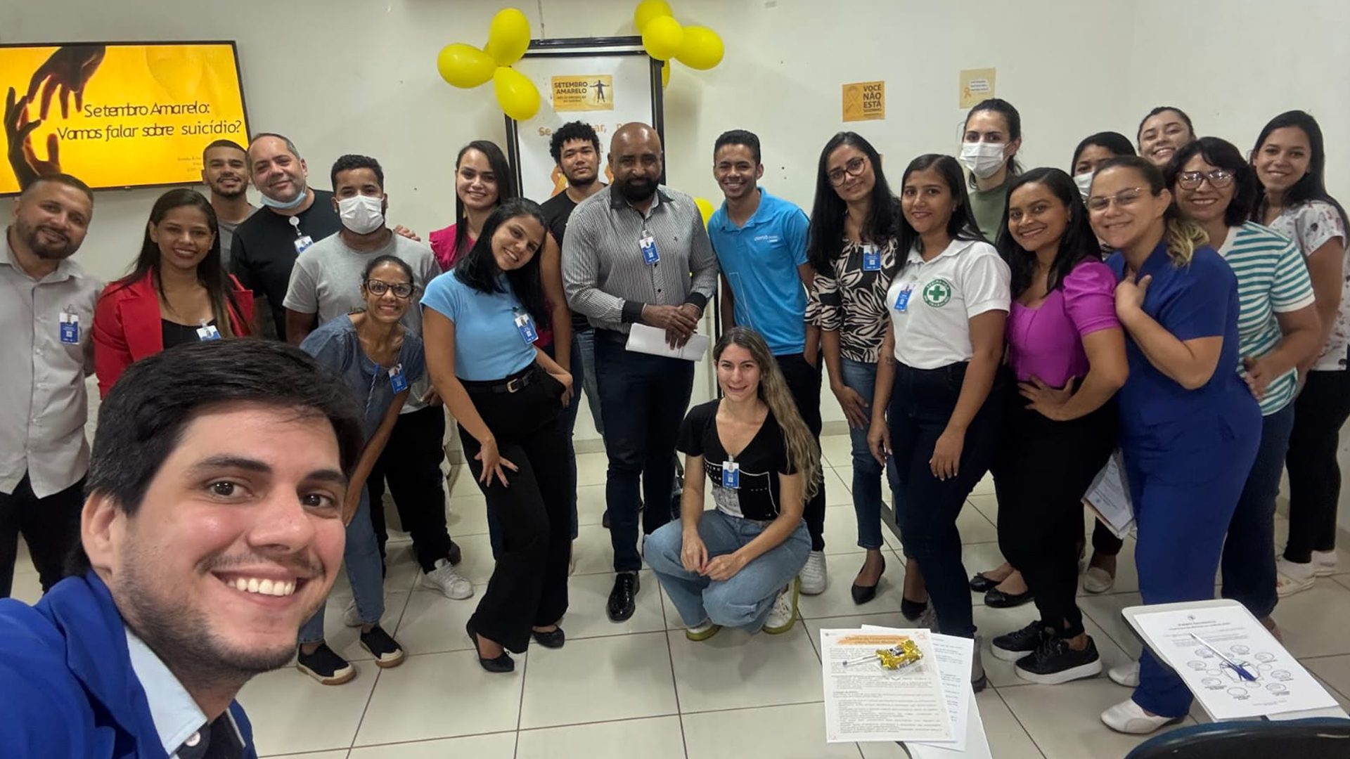 Setembro Amarelo no HMA (Foto: HMA/Divulgação)