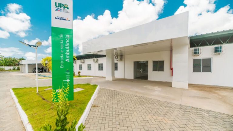 Inaugurada no mês de março, a UPA Santa Lúcia realizou 68.604 atendimentos e 51.606 exames, e alcançou os selos GPTW e Prata no programa Bate Coração. (Foto: Gabriel Moreira/Secom Maceió)