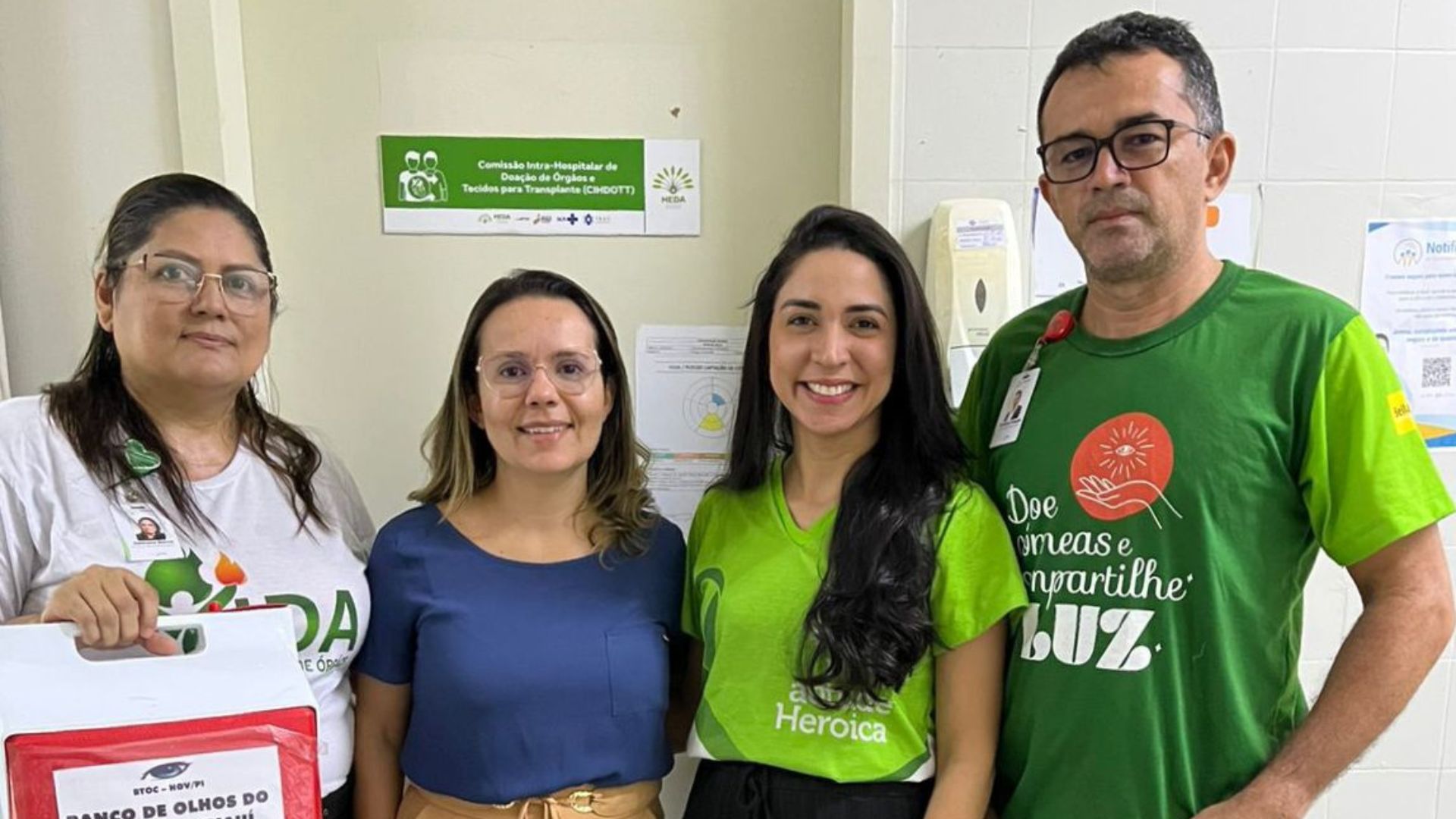 De janeiro até a primeira quinzena de junho deste ano, o HEDA de Parnaíba foi responsável por 30 das 108 captações de córneas realizadas no estado do Piauí. (Foto: Divulgação)