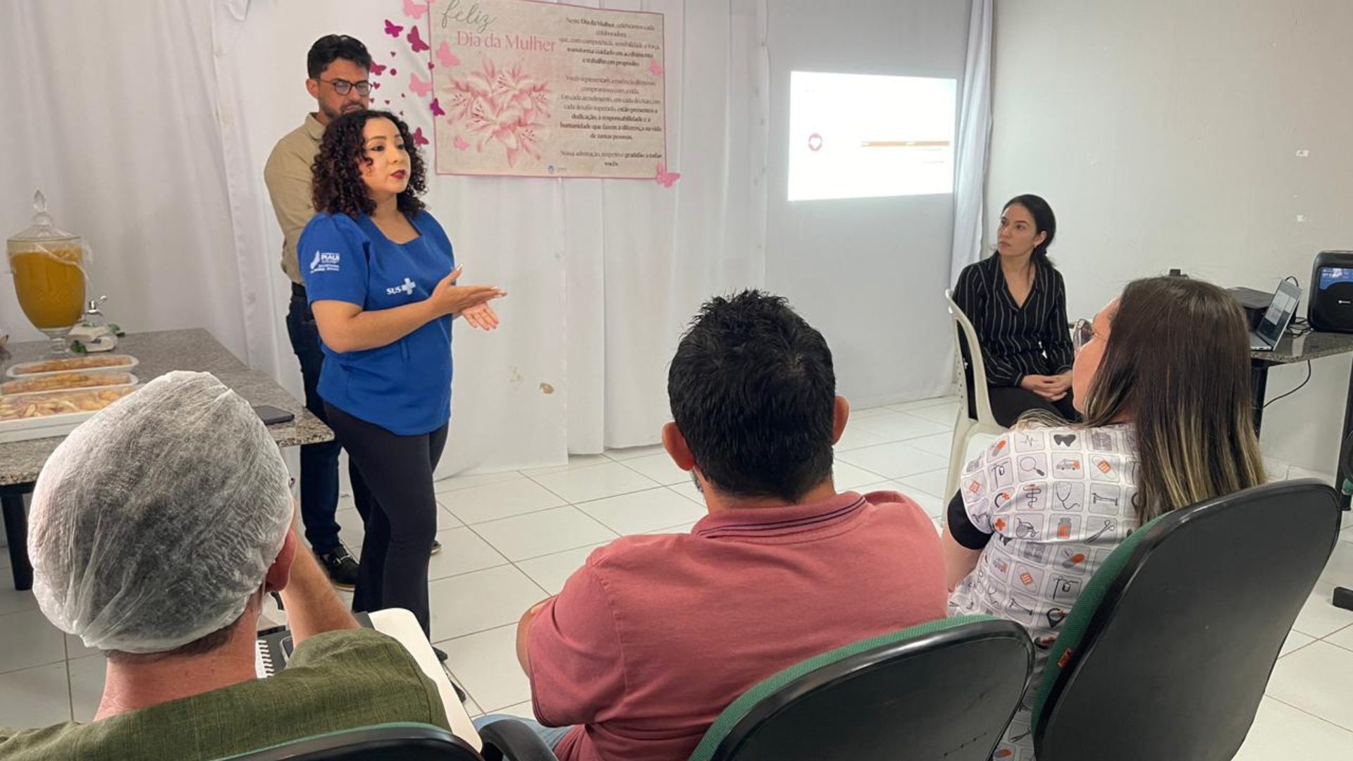 Encontro sobre eletrocardiograma na prática hospitalar reuniu profissionais da equipe multidisciplinar do HRCR para atualização em cardiologia e fortalecimento da assistência. (Foto: Clemilton Silva)