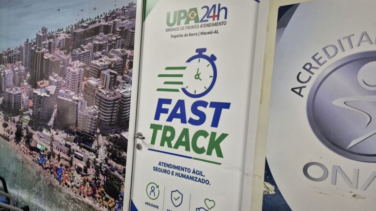 O projeto Fast Track reduz o tempo de espera na unidade, contribui para diminuição da superlotação e melhora a experiência de pacientes classificados com pulseiras azul e verde. (Foto: Ascom SMS)
